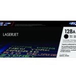 Original HP 128A Black Toner Cartridge, CE320A