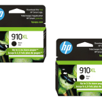 HP 910XL High Yield Ink Cartridge, Black, 2PK