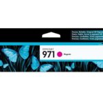 HP 971 Magenta Ink Cartridge, Standard (CN623AM)