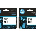 HP 910 Standard Yield Black Ink Cartridges, 2/Pack, 3YL61AN