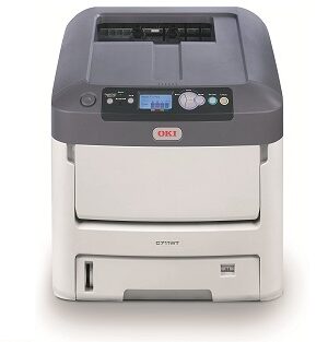 Oki C711WT Color + White Toner Digital Transfer Printer, 62439301