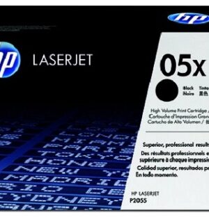 HP 05X High Yield Black Laser Toner Cartridge, CE505X