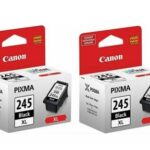 Canon PG-245XL High Yield Black Ink Cartridge, 8278B001, 2PK
