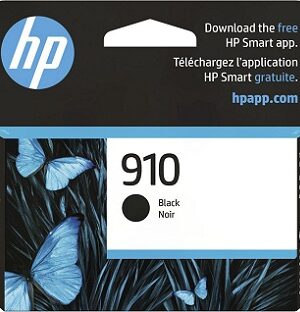 HP 910 (3YL61AN) Standard Yield Black Ink Cartridge - 300 Pages