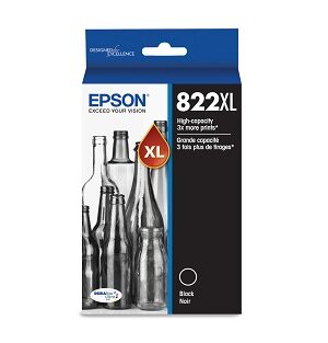 Epson 822XL Black High Yield Ink Cartridge (T822XL120-S)