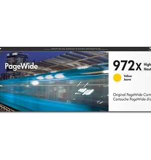 HP 972X High Yield Yellow Ink Cartridge, L0S04AN