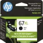 HP 67XL Black Original Ink Cartridge,  3YM57AN