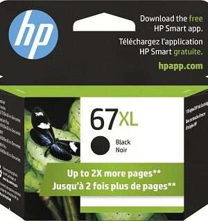 HP 67XL Black Original Ink Cartridge,  3YM57AN