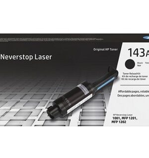 HP 143A Black Neverstop Toner Reload Kit,  W1143A