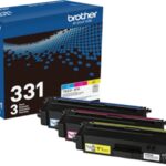 Brother TN-331 3PK  Cyan Magenta Yellow Toner Cartridges, TN3313PK