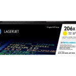 HP 206X (W2112X) High Yield Yellow Toner Cartridge