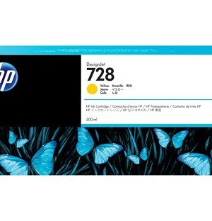 HP 728 Extra High Yield Yellow Ink Cartridge -300 ml -   F9K15A