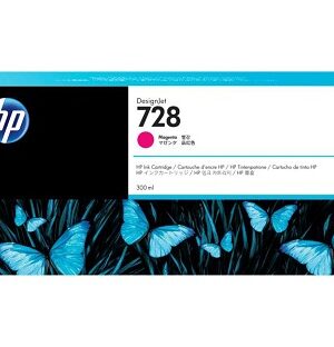 HP 728 Extra High Yield Magenta Ink Cartridge -300 ml - F9K16A