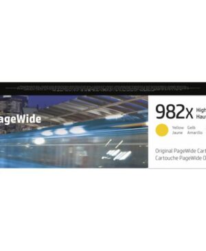 HP 982X (T0B29A) High Yield Yellow Page Wide Ink Cartridge -16000 Pages