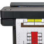 HP DESIGNJET T650 36-IN Large Format Color Inkjet Printer,  5HB10H#B1K