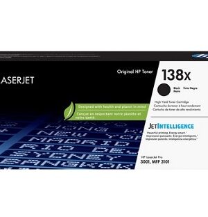 HP 138X (W1380X) High Yield Black Laser Toner Cartridge - 4000 Pages