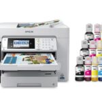 Epson WorkForce ST-C8090 Multifunction Color Inkjet Printer-Copier/Fax/Scanner-4800x1200 dpi Print-Automatic Duplex Print-66000 Pages,prints up to 13" x 19" and scans up to 11" x 17", C11CH71203