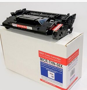 Micro MICR THN-58X Black MICR toner cartridge Replacement For HP MICR CF258X,  MICR-THN-58X