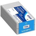 Epson SJIC22P Cyan Ink Cartridge for ColorWorks C3500 - C33S020581
