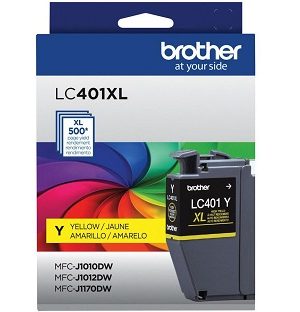 Brother LC401XL High Yield Yellow Ink Cartridge -  LC401XLYS