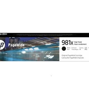HP 981X High-Yield Black Original PageWide Ink Cartridge - L0R12A