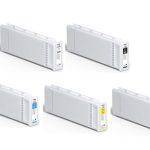 Epson T725 UltraChrome DG Black White Cyan Yellow Magenta Ink Cartridges (600 ML) - 5PK
