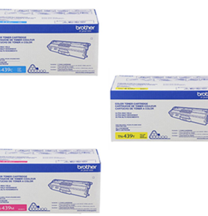 Brother TN439 Ultra High Yield Cyan/ Yellow/ Magenta Toner Cartridges, TN-439 -3PK