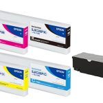 Epson SJIC26P Black, Cyan, Yellow, Magenta Ink Cartridges Set With Maintenance Box , *** Matte Version *** , C33S020614 - C33S020615 - C33S020617 - C33S020616