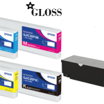 Epson SJIC30P Black, Cyan, Yellow, Magenta Ink Cartridges Set With Maintenance Box , *** Gloss Version *** , C33S020635 - C33S020636 - C33S020637 - C33S020638