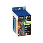 Epson DURABrite Ultra 410 Standard Yield Photo Black, Cyan, Magenta, Yellow  Ink Cartridges Pack - 4PK - 300 Pages Color, 2100 Pages Photo Black - T410520-S