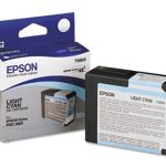 Epson T580500 UltraChrome Light Cyan Ink Cartridge 80 ml - Stylus Pro 3800