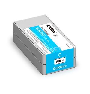 Epson GJIC5 Cyan Ink Cartridge for ColorWorks C831 -  C13S020564
