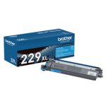 Brother TN229XLC High-yield Cyan Toner Cartridge - 2,300 Pages