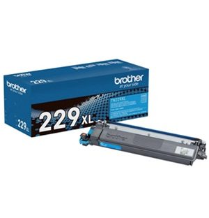 Brother TN229XLC High-yield Cyan Toner Cartridge - 2,300 Pages