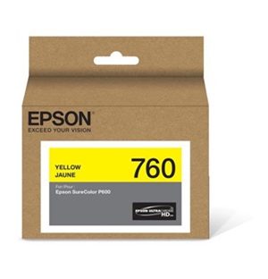 Epson T760 UltraChrome HD Yellow Ink Cartridge - T760420