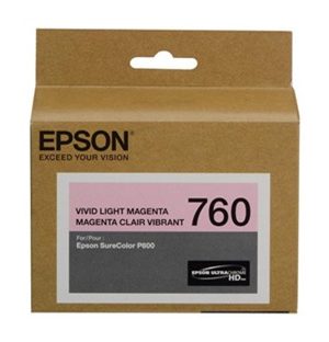 Epson T760 UltraChrome HD Vivid Light Magenta Ink Cartridge -   T760620