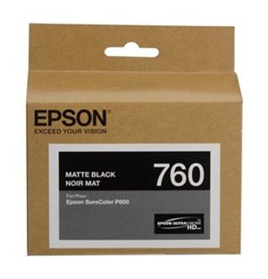 Epson T760 UltraChrome HD Matte Black Ink Cartridge -  T760820