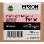 Epson UltraChrome HD T850 Vivid Light Magenta Ink Cartridge - 80 ml -  T850600