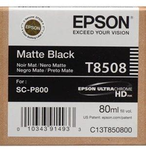Epson UltraChrome HD T850 Light Matte Black Ink Cartridge - 80 ml -  T850800