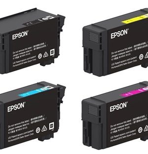 Epson T40W Ultrachrome XD2 High-Capacity Black Cyan Yellow Magenta Ink Cartridges,4PK
