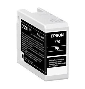 Epson 770 Photo Black Ink Cartridge For SureColor P700 - 25 ml - T770120