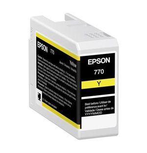 Epson 770 Yellow Ink Cartridge For SureColor P700 - 25 ml - T770420