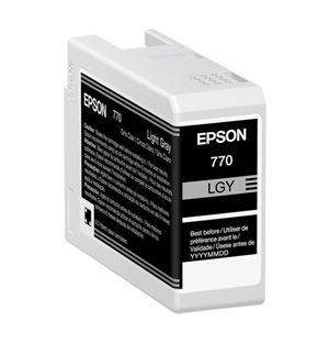 Epson 770 Light Gray Ink Cartridge For SureColor P700 - 25 ml - T770920