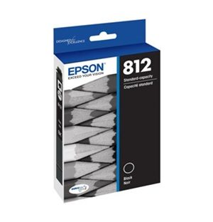 Epson DURABrite Ultra T812 Standard Yield Black Ink Cartridge - T812120-S