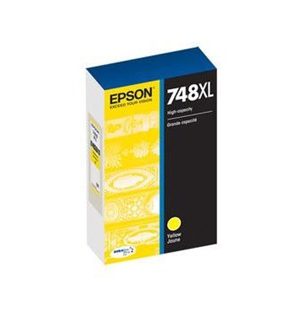 Epson 748XL High Yield Yellow Ink Cartridge For Use In WF8090, WF8590, WF6090, WF6590, WF6530, T748XL420