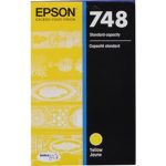 Epson 748 Yellow Standard Yield Ink Cartridge For Use In WF8090, WF8590, WF6090, WF6590, WF6530,  T748420