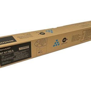 Sharp BP-NT70CA Cyan Toner Cartridge - Estimated yield 24,000 pages