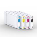 Epson T41W Black, Cyan, Yellow, Magenta Ink Cartridge Set - 110 ml - Blister with RF/acoustic alarm - For SureColor T3470, T5470, T5470M