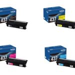 Brother TN437 Ultra High-Yield Black Cyan Yellow Magenta Toner Cartridge Set