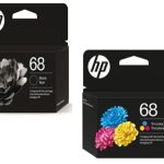 HP 68 Standard Yield Black and Tri-color Ink Cartridge Set, 7FP21TN - 7FP20TN